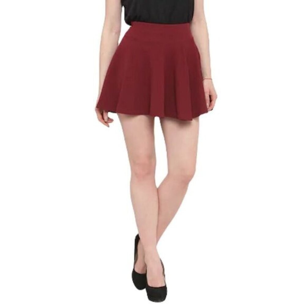 Banana‎ Republic High Rise Skater Skirt Red Size 6